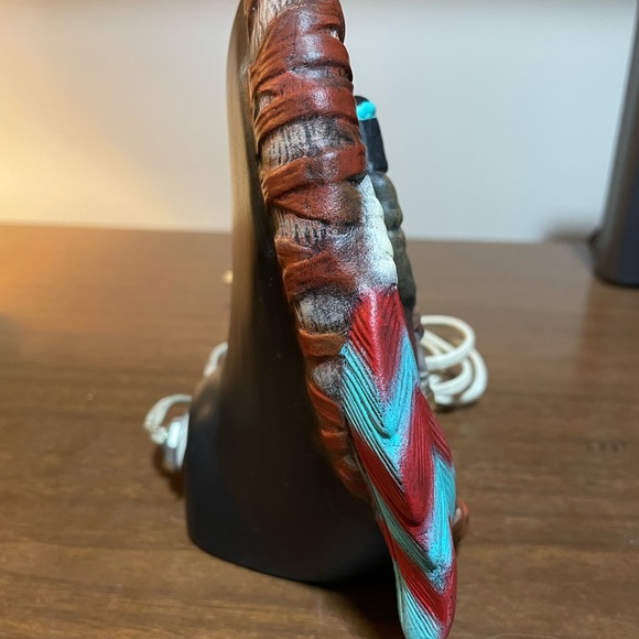 Native American Couple Accent Light, Lamp, Table Decorative lamp - Picture 6 of 10